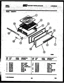 04 - Broiler Drawer Parts parts for Frigidaire Range VG30CW2-23 from AppliancePartsPros.com