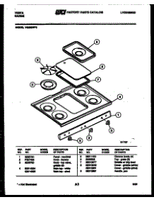 03 - Cooktop Parts parts for Frigidaire Range VG36DW2-23 from AppliancePartsPros.com
