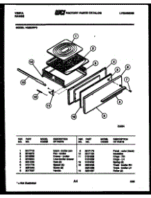 04 - Broiler Drawer Parts parts for Frigidaire Range VG36DW2-23 from AppliancePartsPros.com