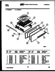 05 - Broiler Drawer Parts parts for Frigidaire Range VP36DW2-23 from AppliancePartsPros.com