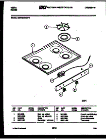 03 - Cooktop Parts parts for Frigidaire Range 30PPSKWDN0-32 from AppliancePartsPros.com