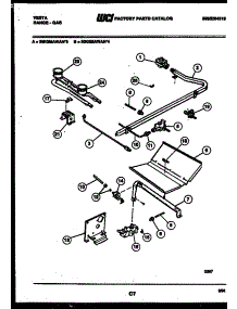 05 - Burner, Manifold And Gas Control parts for Frigidaire Range 30KGMAWAN4-23 from AppliancePartsPros.com