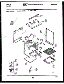 07 - Body Parts parts for Frigidaire Range 30-3649-66-02 from AppliancePartsPros.com