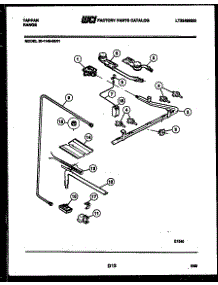 06 - Burner, Manifold And Gas Control parts for Frigidaire Range 30-1049-23-01 from AppliancePartsPros.com