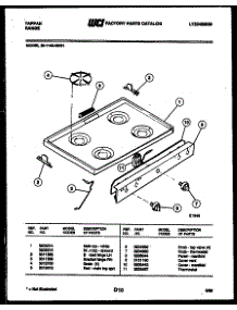 03 - Cooktop Parts parts for Frigidaire Range 30-1049-23-02 from AppliancePartsPros.com