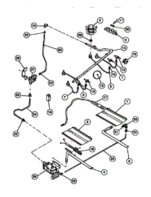 06 - Burner, Manifold And Gas Control parts for Frigidaire Range 30-3989-23-01 from AppliancePartsPros.com