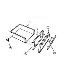 05 - Drawer Parts parts for Frigidaire Range 30-3989-23-02 from AppliancePartsPros.com