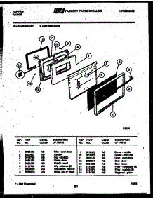 05 - Door Parts parts for Frigidaire Range 32-2639-32-01 from AppliancePartsPros.com