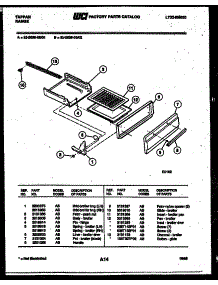 04 - Broiler Drawer Parts parts for Frigidaire Range 32-2639-32-02 from AppliancePartsPros.com