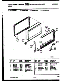 09 - Upper Oven Door Parts parts for Frigidaire Range 72-3989-23-01 from AppliancePartsPros.com