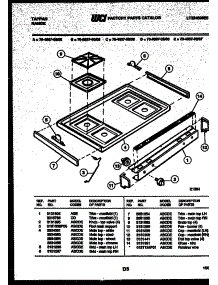 03 - Cooktop Parts parts for Frigidaire Range 76-4667-66-05 from AppliancePartsPros.com