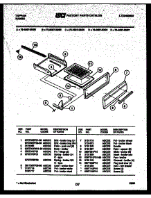 05 - Broiler Drawer Parts parts for Frigidaire Range 76-8667-23-06 from AppliancePartsPros.com