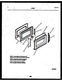 03 - Door Parts parts for Frigidaire Microwave 56-8702-00-01 from AppliancePartsPros.com