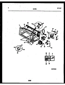 04 - Functional Parts parts for Frigidaire Microwave 56-8702-00-01 from AppliancePartsPros.com