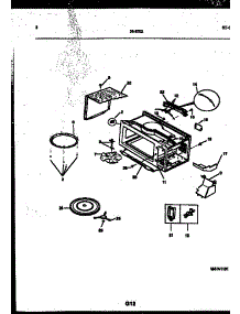 05 - Wrapper And Body Parts parts for Frigidaire Microwave 56-8702-00-01 from AppliancePartsPros.com