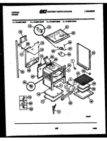06 - Lower Body Parts parts for Frigidaire Range 76-4967-32-07 from AppliancePartsPros.com