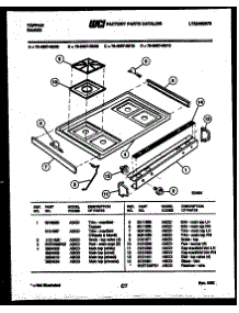 11 - Cooktop Parts parts for Frigidaire Range 76-8967-23-10 from AppliancePartsPros.com