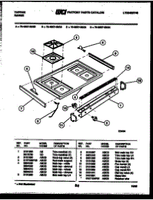03 - Cooktop Parts parts for Frigidaire Range 76-8667-66-03 from AppliancePartsPros.com