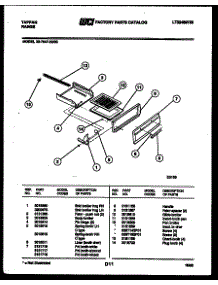 06 - Broiler Drawer Parts parts for Frigidaire Range 30-7647-23-03 from AppliancePartsPros.com