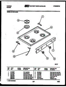 03 - Cooktop Parts parts for Frigidaire Range 30-7647-66-03 from AppliancePartsPros.com
