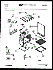 07 - Body Parts parts for Frigidaire Range 30-7647-66-03 from AppliancePartsPros.com