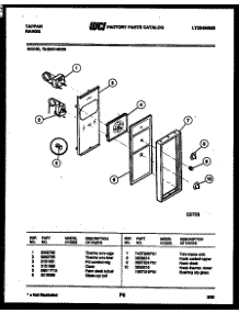 06 - Control Panel parts for Frigidaire Range 72-2547-66-08 from AppliancePartsPros.com