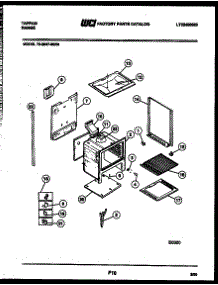 09 - Lower Body Parts parts for Frigidaire Range 72-2547-66-08 from AppliancePartsPros.com
