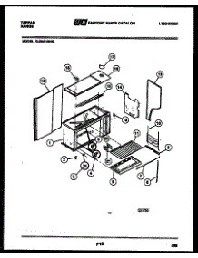 10 - Upper Body Parts parts for Frigidaire Range 72-2547-66-08 from AppliancePartsPros.com
