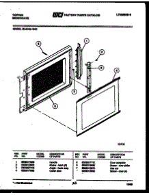 03 - Door Parts parts for Frigidaire Microwave 56-9440-00-01 from AppliancePartsPros.com