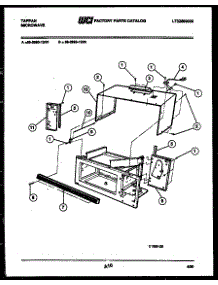 06 - Wrapper And Body Parts parts for Frigidaire Microwave 56-2990-00-01 from AppliancePartsPros.com