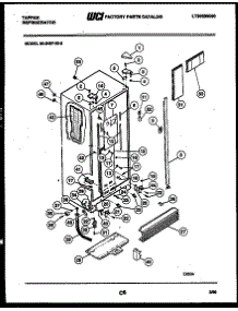04 - Cabinet Parts parts for Frigidaire Refrigerator 95-2497-57-02 from AppliancePartsPros.com