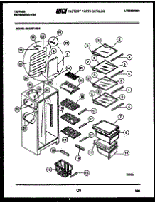 05 - Shelves And Supports parts for Frigidaire Refrigerator 95-2497-45-02 from AppliancePartsPros.com