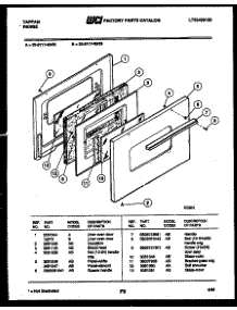 04 - Door Parts parts for Frigidaire Range 32-0117-23-03 from AppliancePartsPros.com
