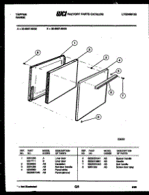 04 - Door Parts parts for Frigidaire Range 32-0007-23-02 from AppliancePartsPros.com