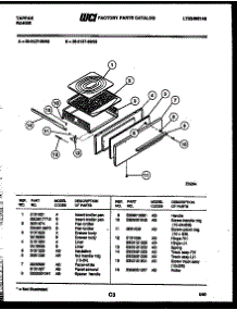 05 - Broiler Drawer Parts parts for Frigidaire Range 30-0127-23-03 from AppliancePartsPros.com