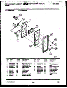 08 - Control Panel parts for Frigidaire Range 72-7989-23-03 from AppliancePartsPros.com