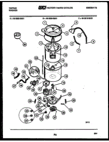 03 - Tub Detail parts for Frigidaire Washer 46-2850-23-01 from AppliancePartsPros.com
