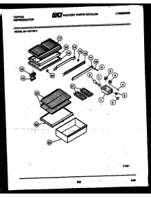 04 - Shelves And Supports parts for Frigidaire Refrigerator 95-1437-23-03 from AppliancePartsPros.com