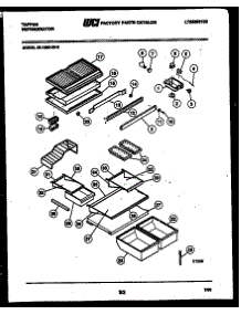 04 - Shelves And Supports parts for Frigidaire Refrigerator 95-1980-66-00 from AppliancePartsPros.com