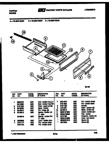 05 - Broiler Drawer Parts parts for Frigidaire Range 76-4667-66-08 from AppliancePartsPros.com