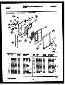 08 - Control Panel parts for Frigidaire Range 76-8667-66-07 from AppliancePartsPros.com