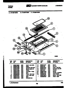 11 - Top Door Parts parts for Frigidaire Range 76-8667-66-07 from AppliancePartsPros.com