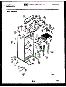 03 - Cabinet Parts parts for Frigidaire Refrigerator GTN198WH2-45 from AppliancePartsPros.com