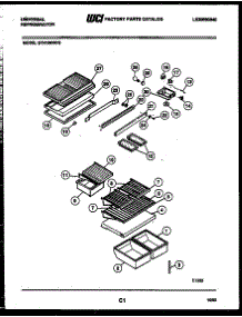 04 - Shelves And Supports parts for Frigidaire Refrigerator GTN198WH2-23 from AppliancePartsPros.com
