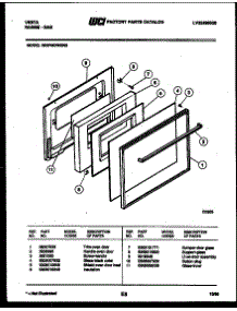 06 - Door Parts parts for Frigidaire Range 36DPMDWEN2-23 from AppliancePartsPros.com