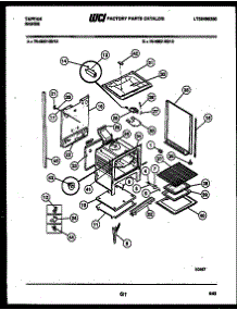 06 - Lower Body Parts parts for Frigidaire Range 76-4967-23-12 from AppliancePartsPros.com