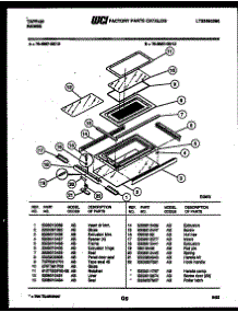10 - Top Door Parts parts for Frigidaire Range 76-4967-66-12 from AppliancePartsPros.com