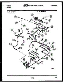 03 - Burner, Manifold And Gas Control parts for Frigidaire Range 76-4967-32-12 from AppliancePartsPros.com