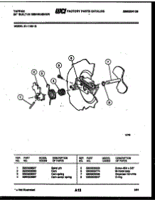 03 - Cam parts for Frigidaire Dishwasher 61-1120-23 from AppliancePartsPros.com