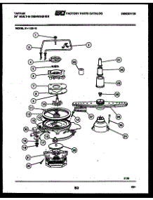06 - Motor Pump Parts parts for Frigidaire Dishwasher 61-1120-23 from AppliancePartsPros.com